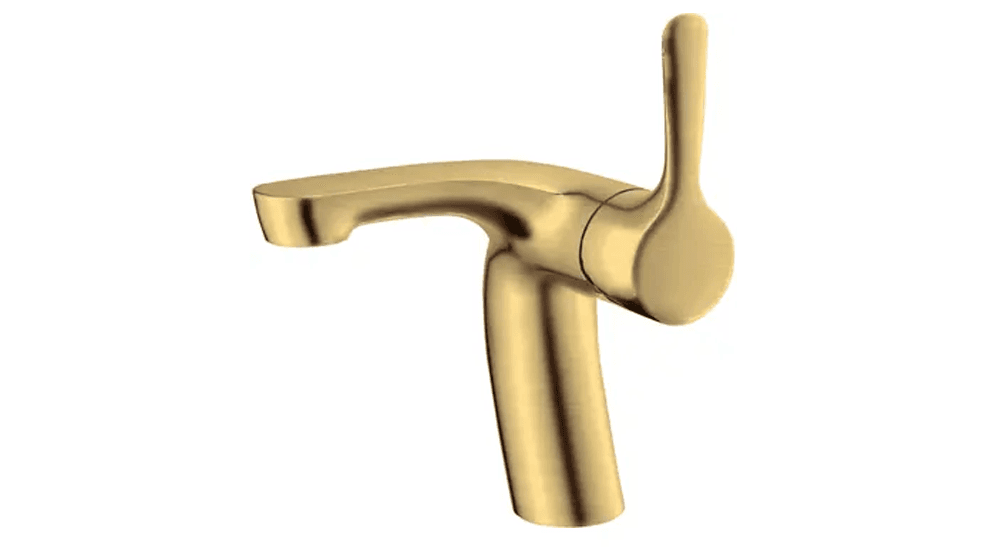 Смеситель для раковины (матовое золото)