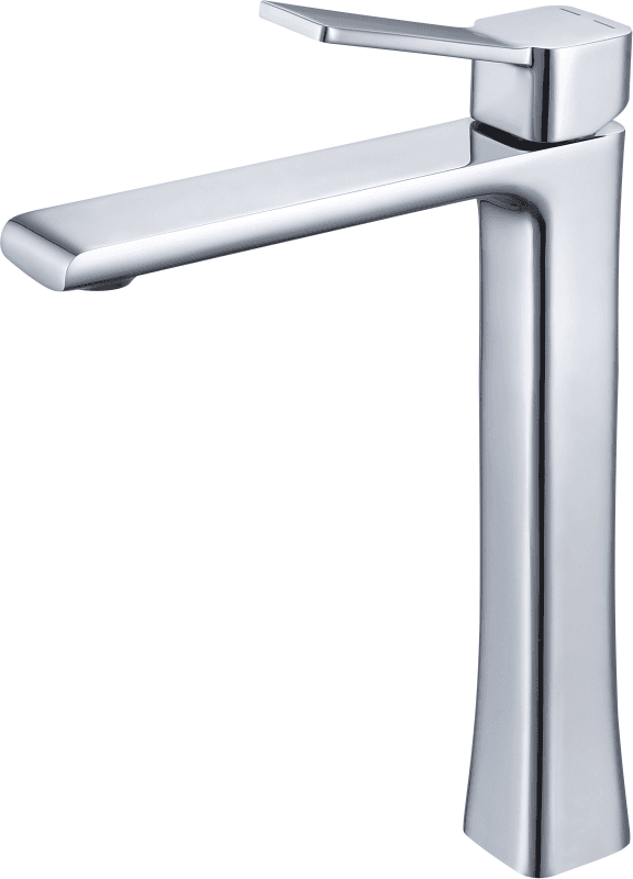 Смеситель для накладной раковины (хром)