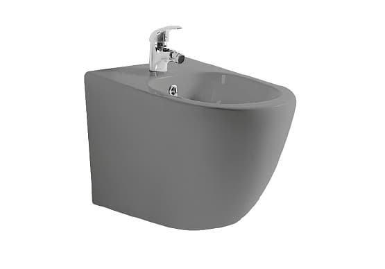 Биде подвесное Aquatek ЕВРОПА AQ1016-MG 510*355*310, цвет серый матовый