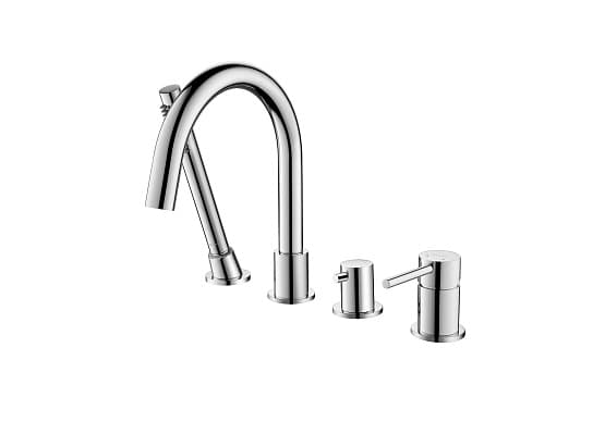 Смеситель на борт ванны на 4 отв. AQUATEK AQ1348CR Европа