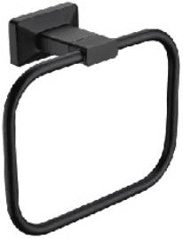 Кольцо для полотенца, матово-черный