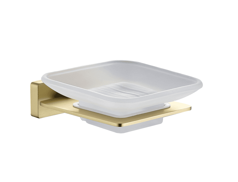 Мыльница, матовое золото 