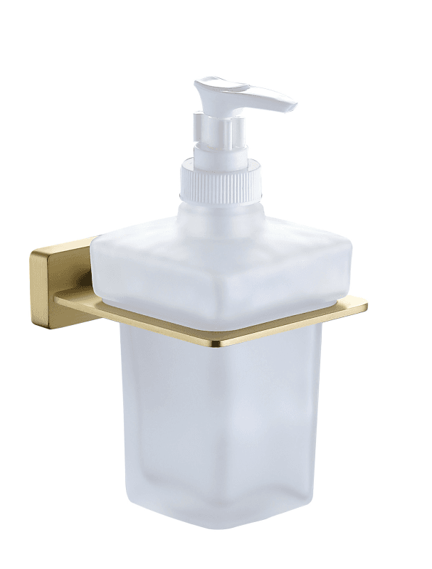 Держатель дозатора для жидкого мыла, матовое золото