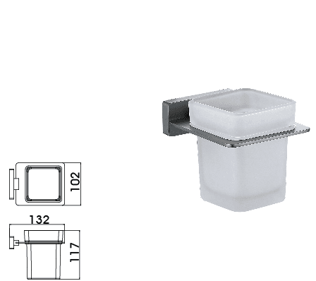 Подстаканник, графит 