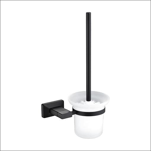 Держатель для туалетного ершика, матовый черный 