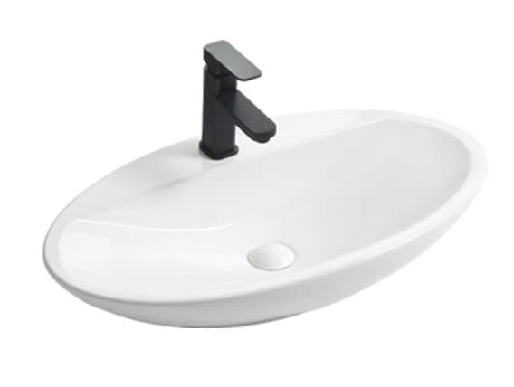 Раковина накладная керамическая 665*440*125